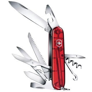 Scyzoryk Victorinox Huntsman - Transparent Red