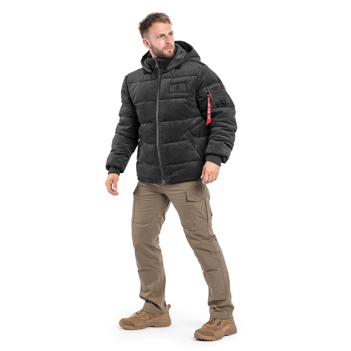 Kurtka Alpha Industries Puffer Cord - Black
