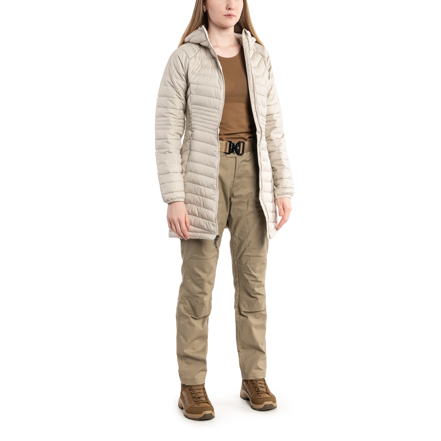 Kurtka damska Columbia Powder Lite Mid Jacket - Dark Stone