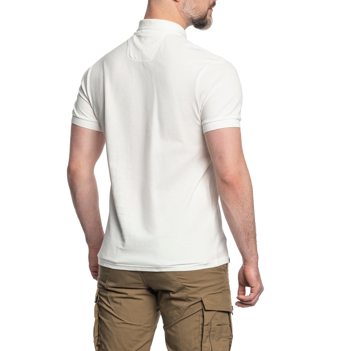 Koszulka polo Pentagon Moth Piquet - White