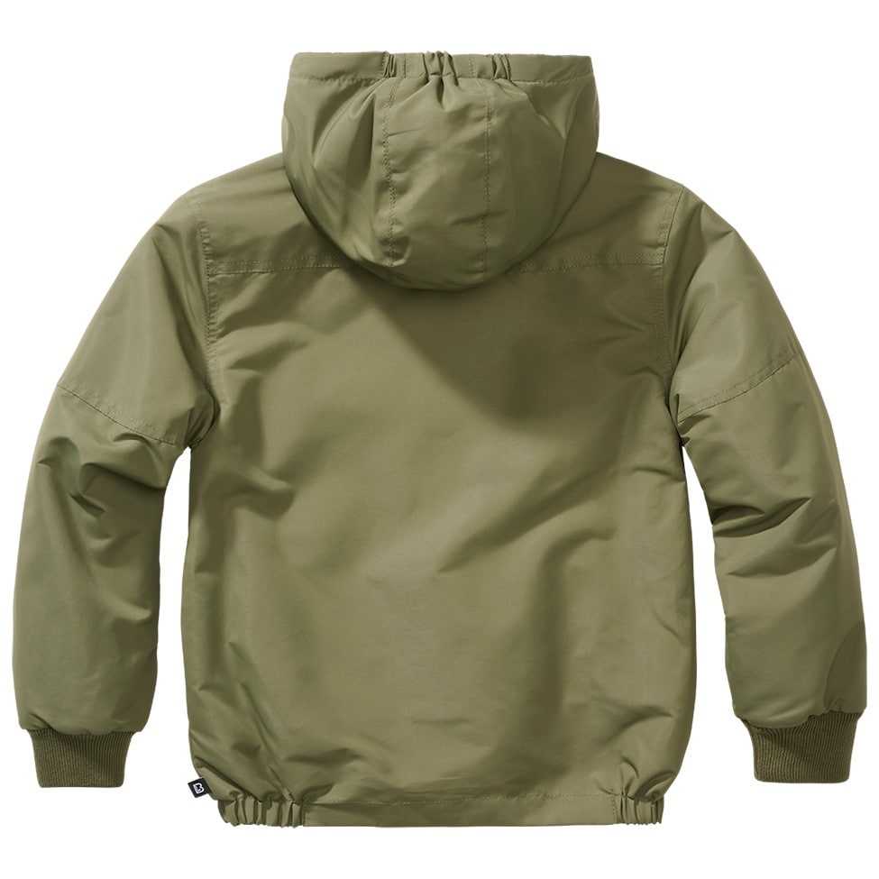 Kurtka dziecięca Brandit Windbreaker Frontzip - Olive