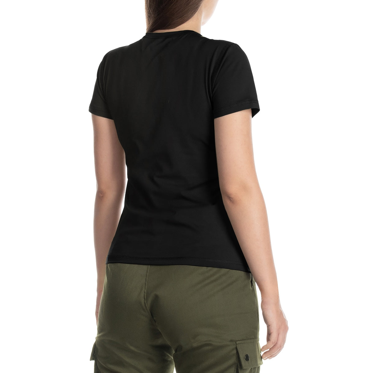 Koszulka termoaktywna damska Greg Tactical TC03 Short Sleeve - Black