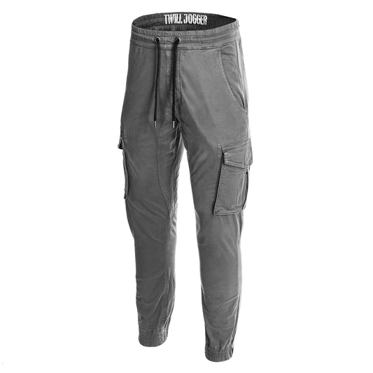 Spodnie Alpha Industries Cotton Twill Jogger - Grey/Black