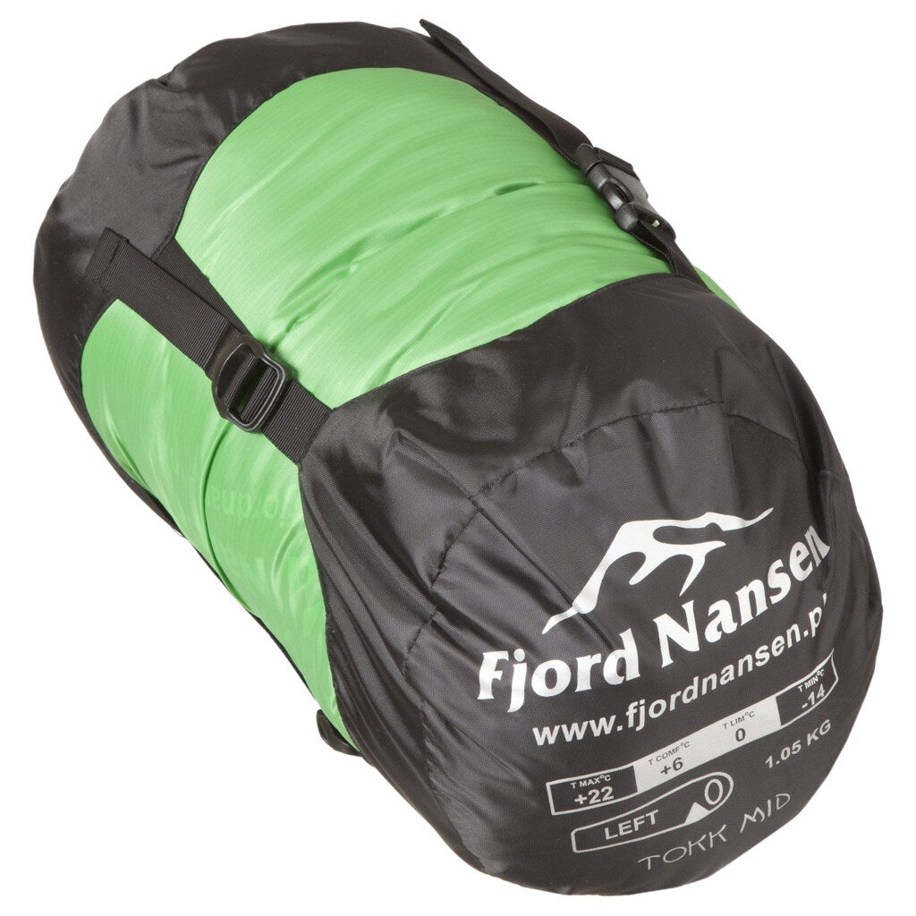 Śpiwór Fjord Nansen Tokk XL Emerald 1250 g - prawy