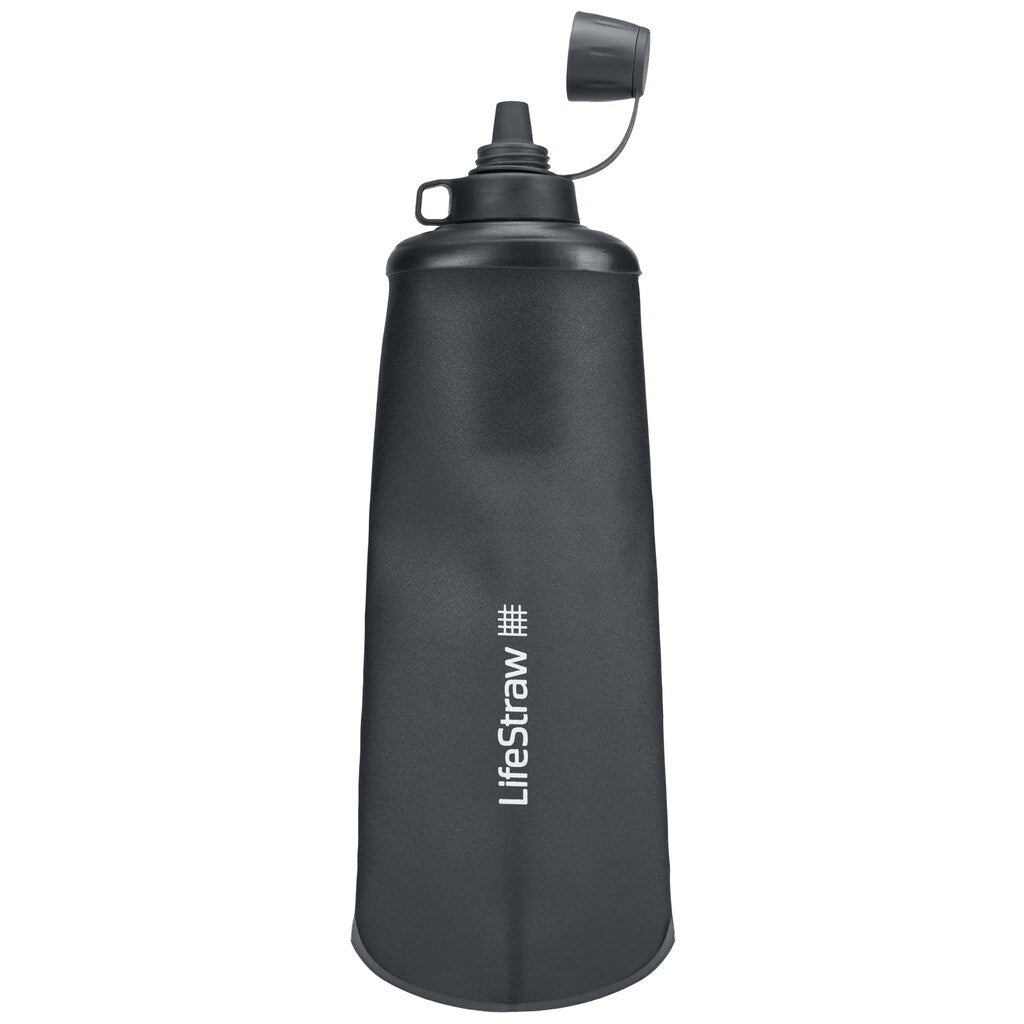 Butelka zwijana z filtrem LifeStraw Peak Squeeze 1 l - Dark Gray