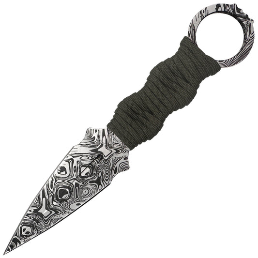 Nóż Takumitak Defender - Damascus/Olive