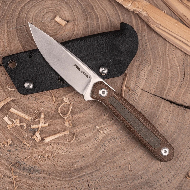 Nóż Real Steel Dex 3501NG - Natural/Green Micarta