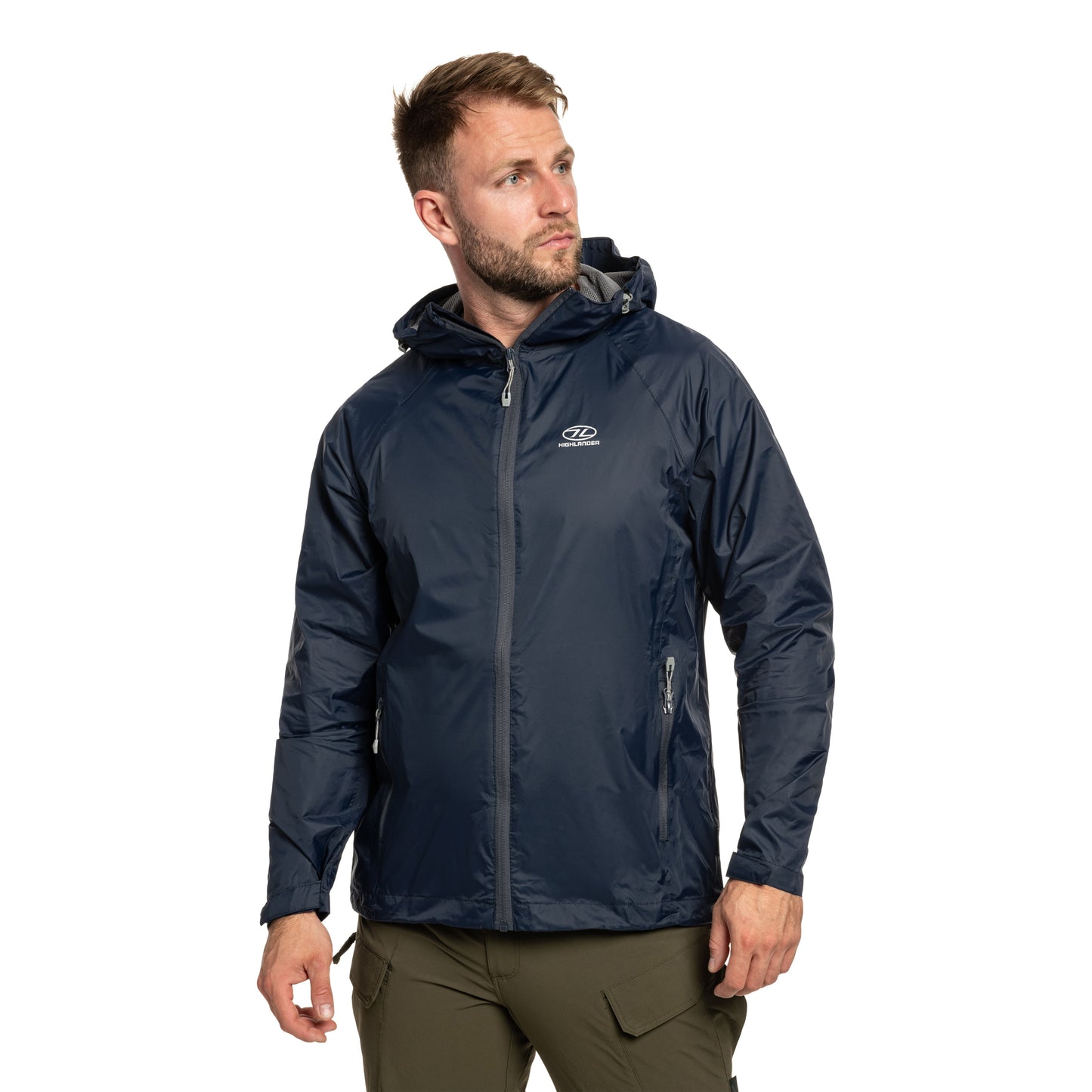 Kurtka Highlander Outdoor Stow & Go Pack Away - Navy Blue