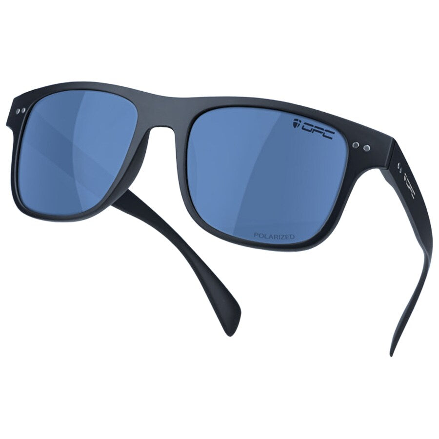 Okulary przeciwsłoneczne OPC Lifestyle J-Bay Matt Black Blue Revo z polaryzacją