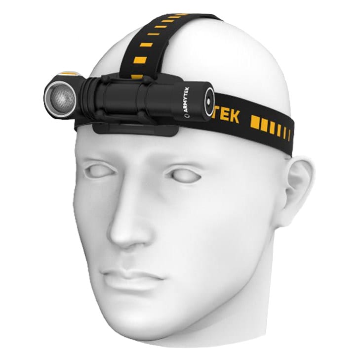 Latarka czołowa i kątowa Armytek Wizard C2 Pro Magnet USB White 3w1 - 2500 lumenów