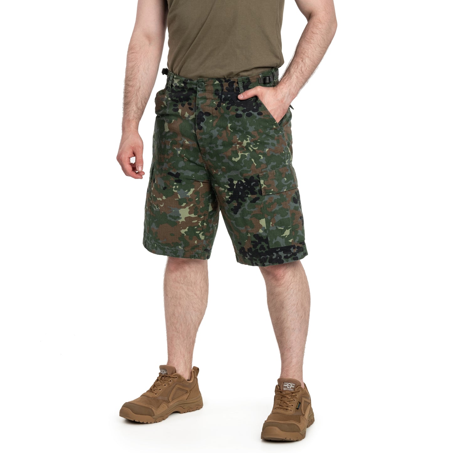 Szorty Brandit BDU Rip-Stop - Flecktarn