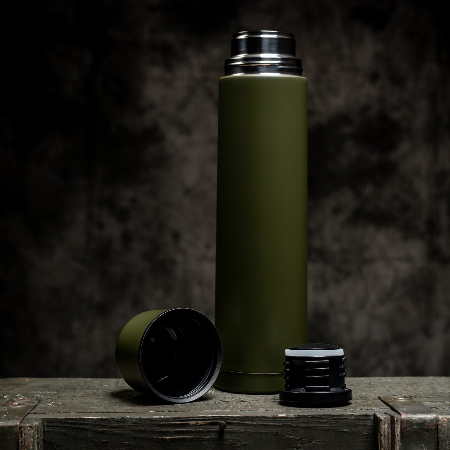 Termos Mil-Tec ze stali nierdzewnej 1 l - Olive