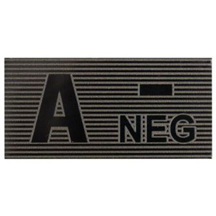 Emblemat Helikon grupa krwi A/Rh- Black / Boreal Green