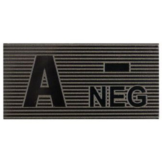 Emblemat Helikon grupa krwi A/Rh- Black / Boreal Green