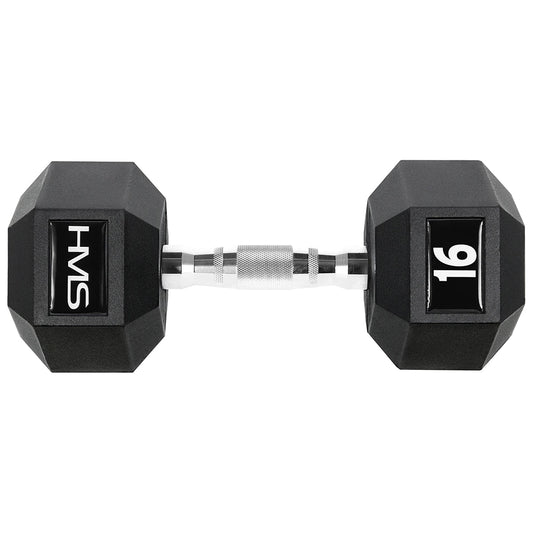 Hantel heksagonalny HMS Hex Pro 16 kg