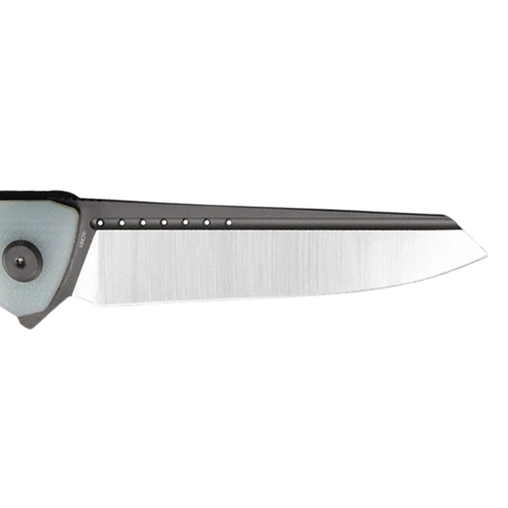 Nóż składany Bestech Knives Slyther - Grey Titanized/Satin, Transparent G10
