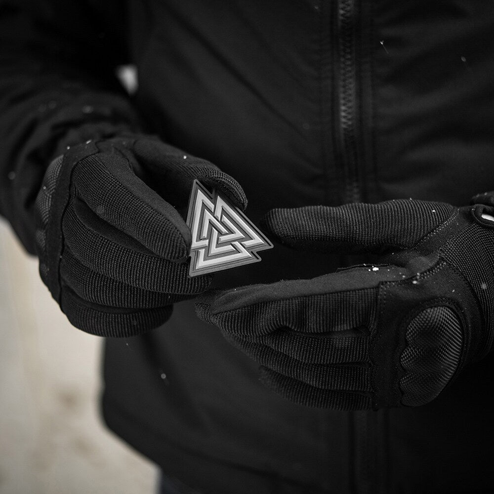 Naszywka M-Tac Valknut PVC Black/Grey