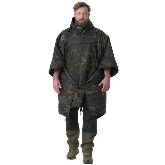 Ponczo Helikon Swagman Roll Climashield Apex z funkcją śpiwora - MultiCam Black