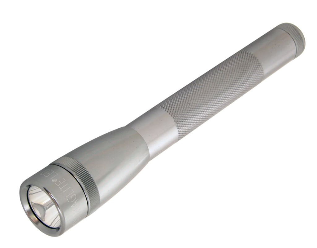 Latarka Maglite Mini LED 2xAA Szara - 68 lumenów