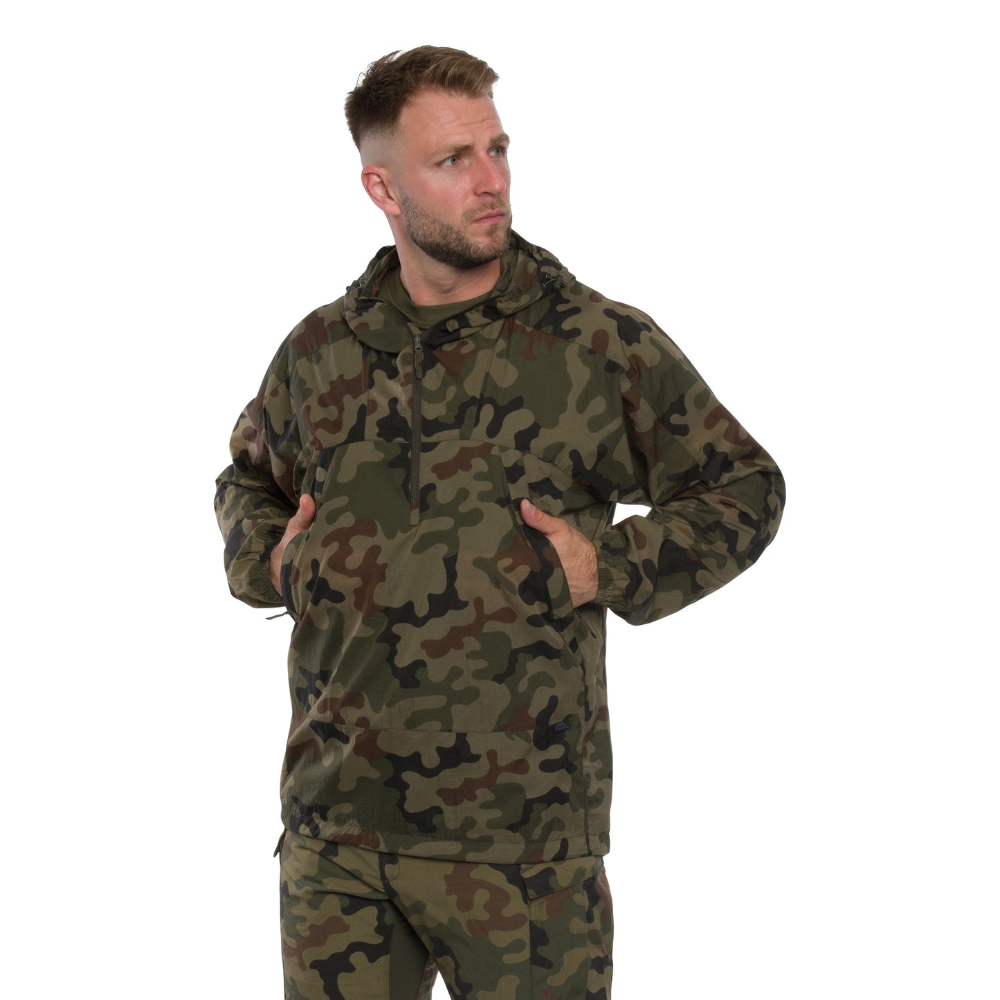 Kurtka Helikon Windrunner Windshirt WindPack - wz.93 Pantera PL Woodland