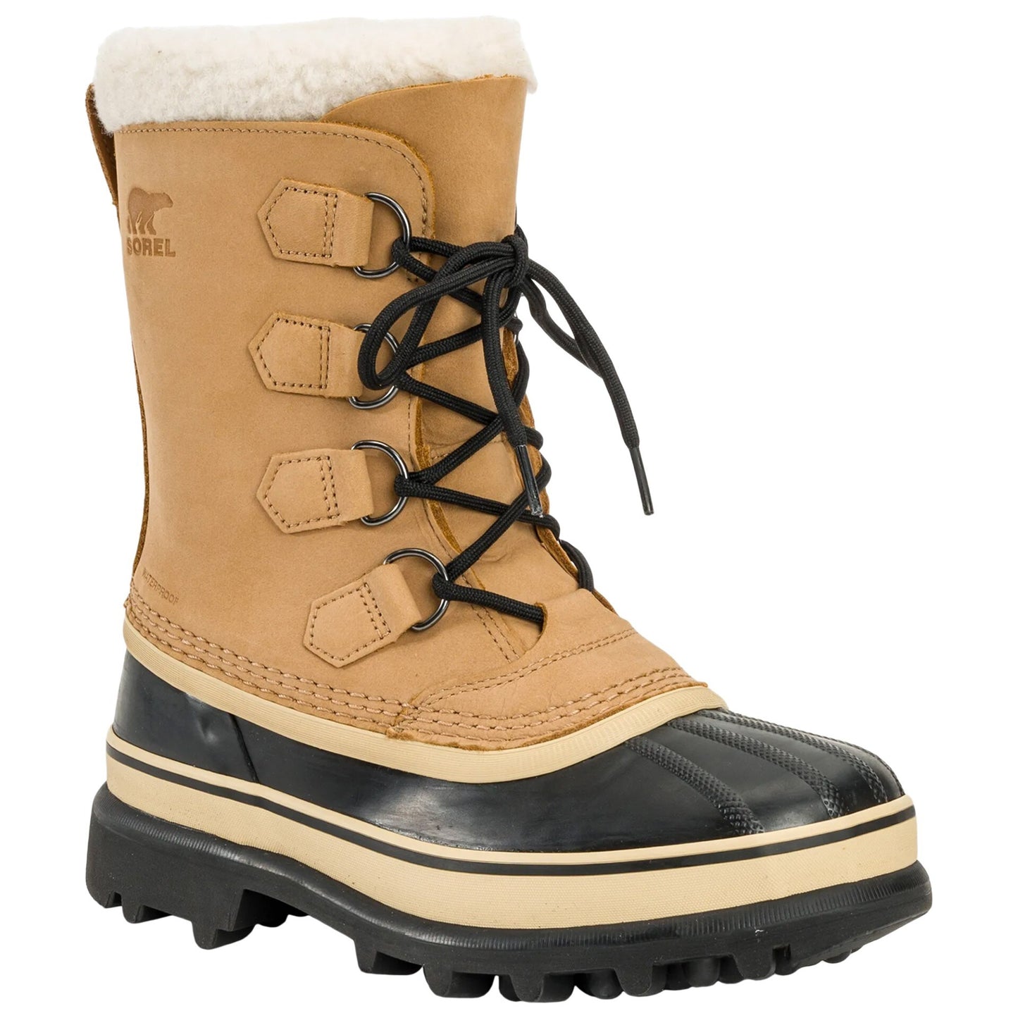 Buty śniegowce damskie Sorel Caribou WP - Buff