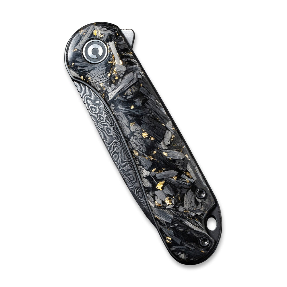 Nóż składany Civivi Elementum Damast Resin - Black/Golden