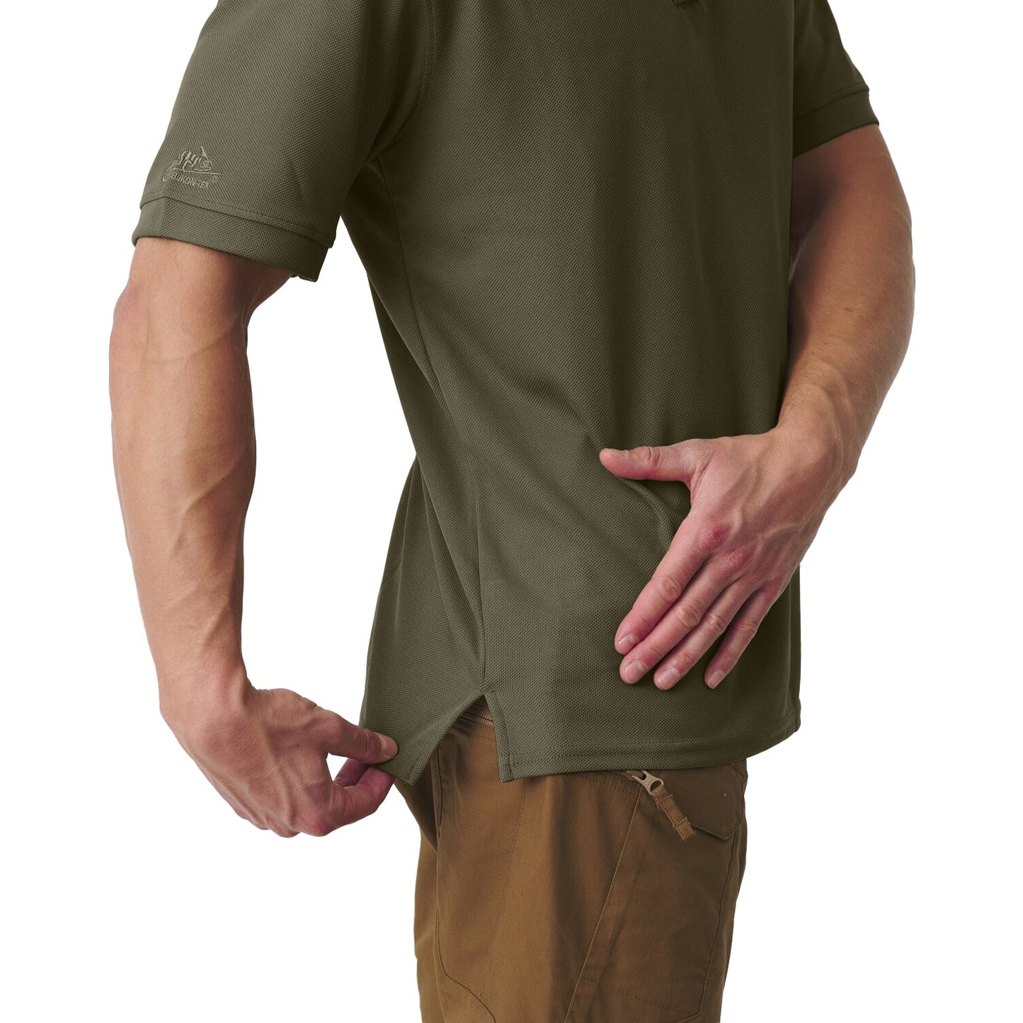 Koszulka termoaktywna Polo Helikon UTL TopCool - Olive Green