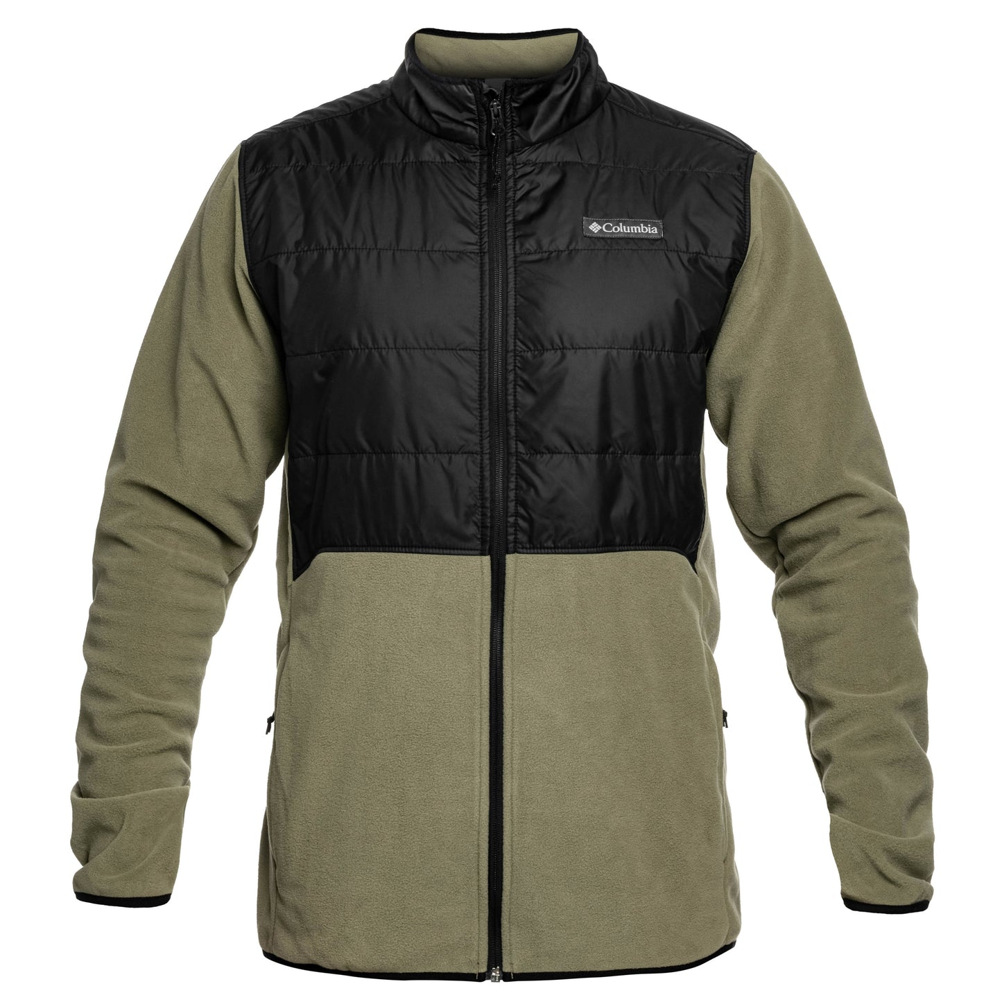 Polar Columbia Basin Butte II Hybrid Fleece Jacket - Stone Green/Black