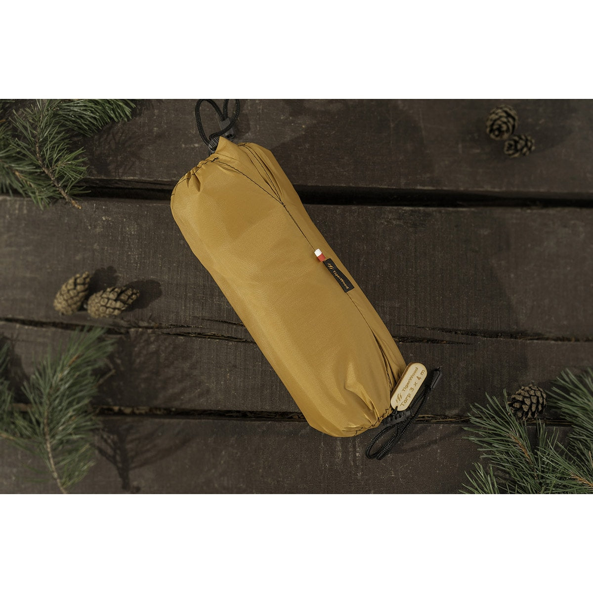 Płachta biwakowa TigerWood Termo Tarp 3 x 4 m - Hunter