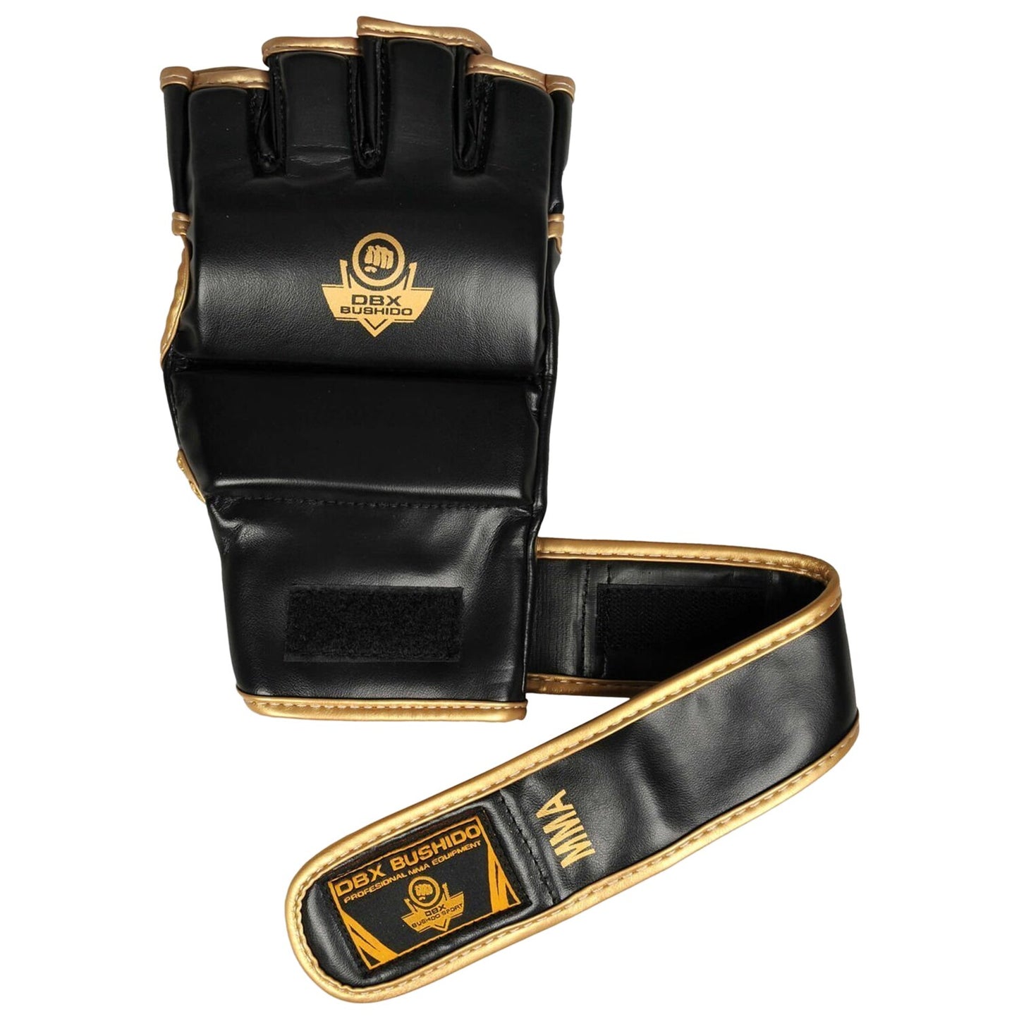 Rękawice do MMA DBX Bushido E1V8 - Czarne/Złote