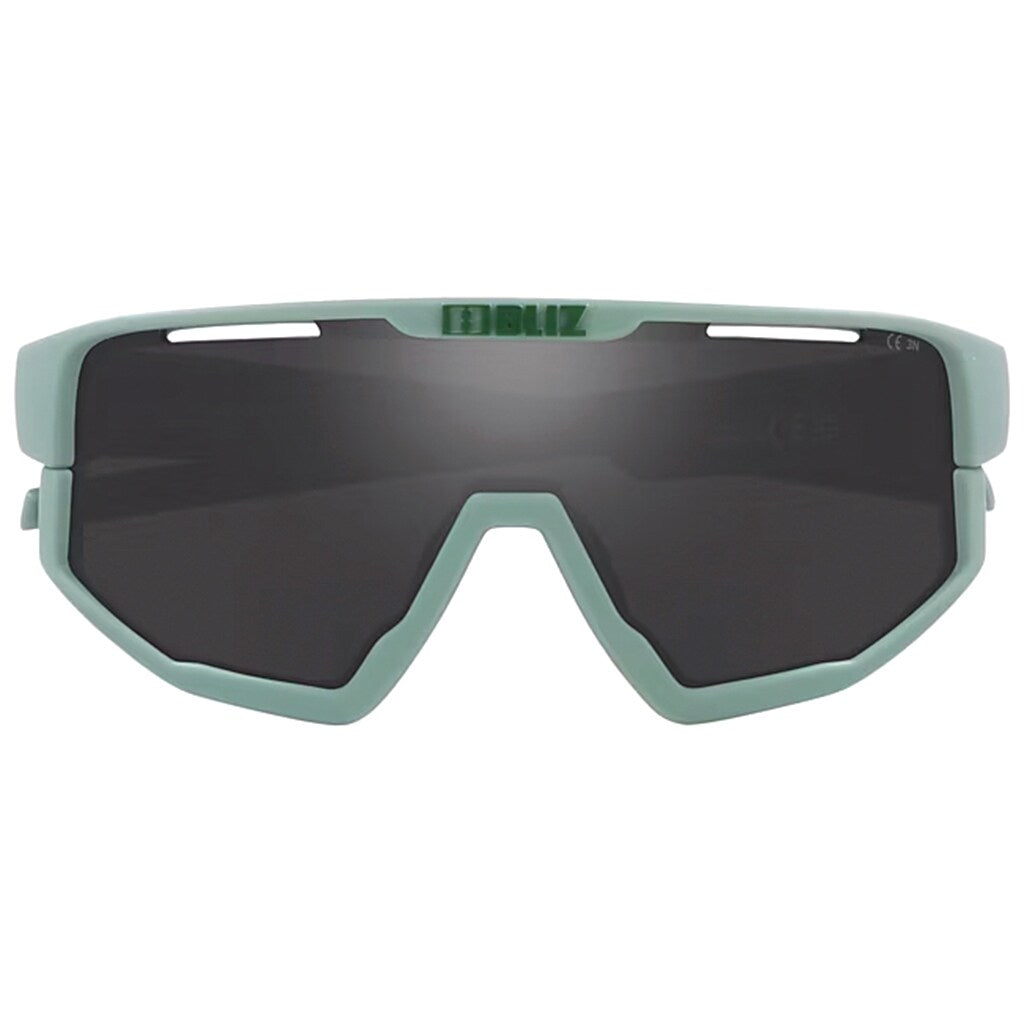 Okulary przeciwsłoneczne Bliz Fusion Small - Matte Green/Smoke Mirror Silver