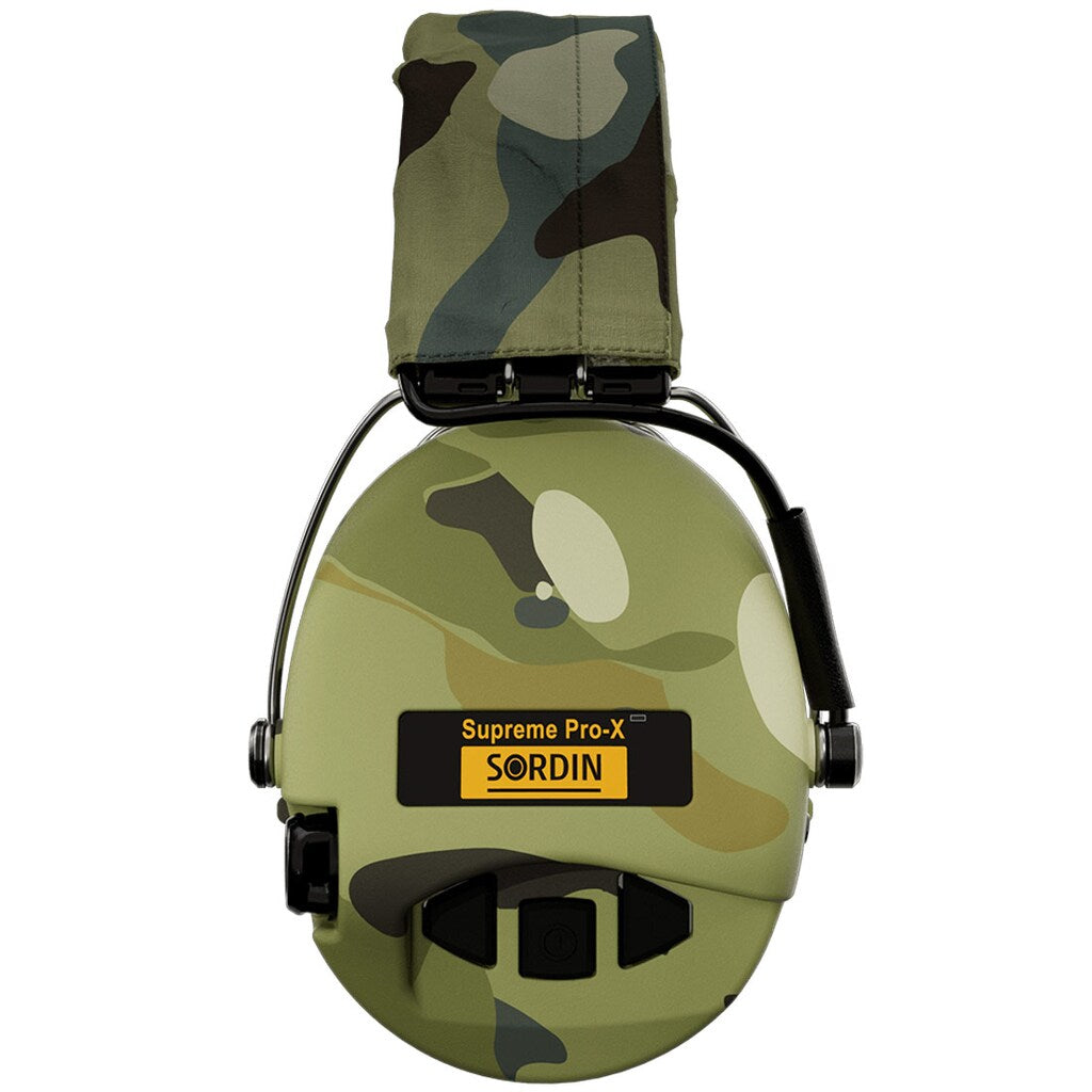 Ochronniki słuchu aktywne Sordin Supreme Pro-X LED - Camo
