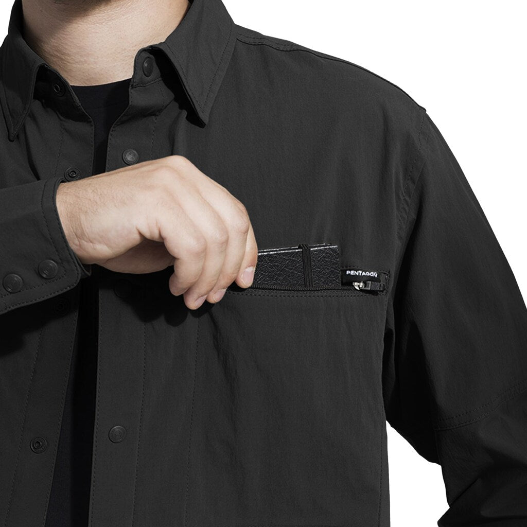 Koszula Pentagon Wayne Sunproof Long Sleeve - Black