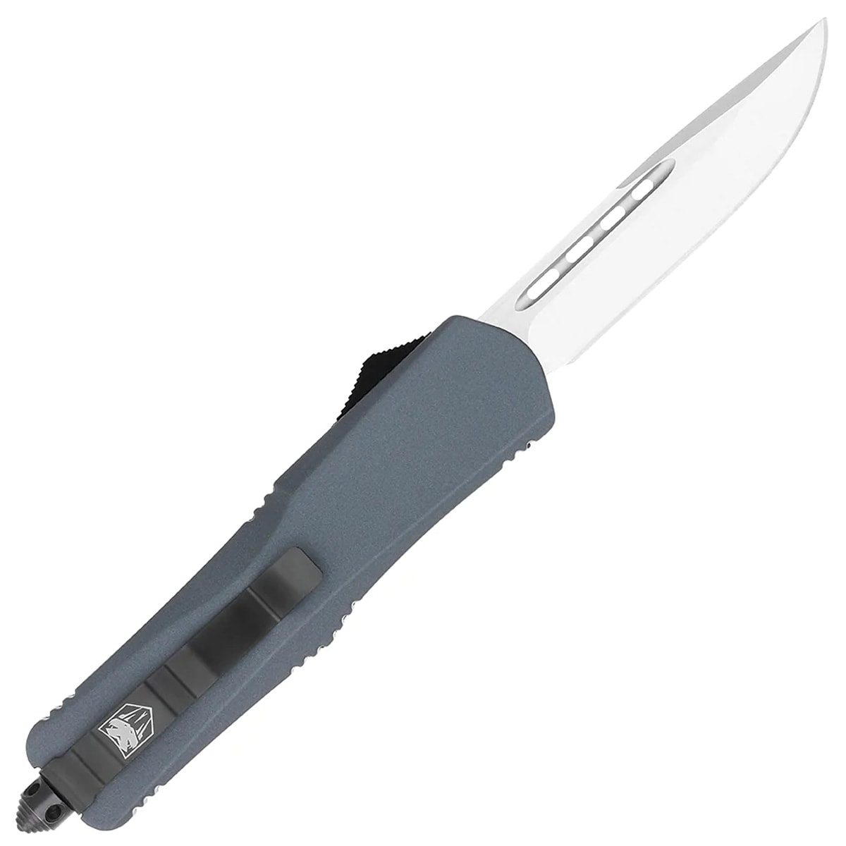 Nóż sprężynowy CobraTec FS-3 Large Drop-Point - Grey