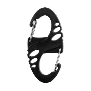 Zestaw karabińczyków Mil-Tec S-Hook Black - 10 szt.