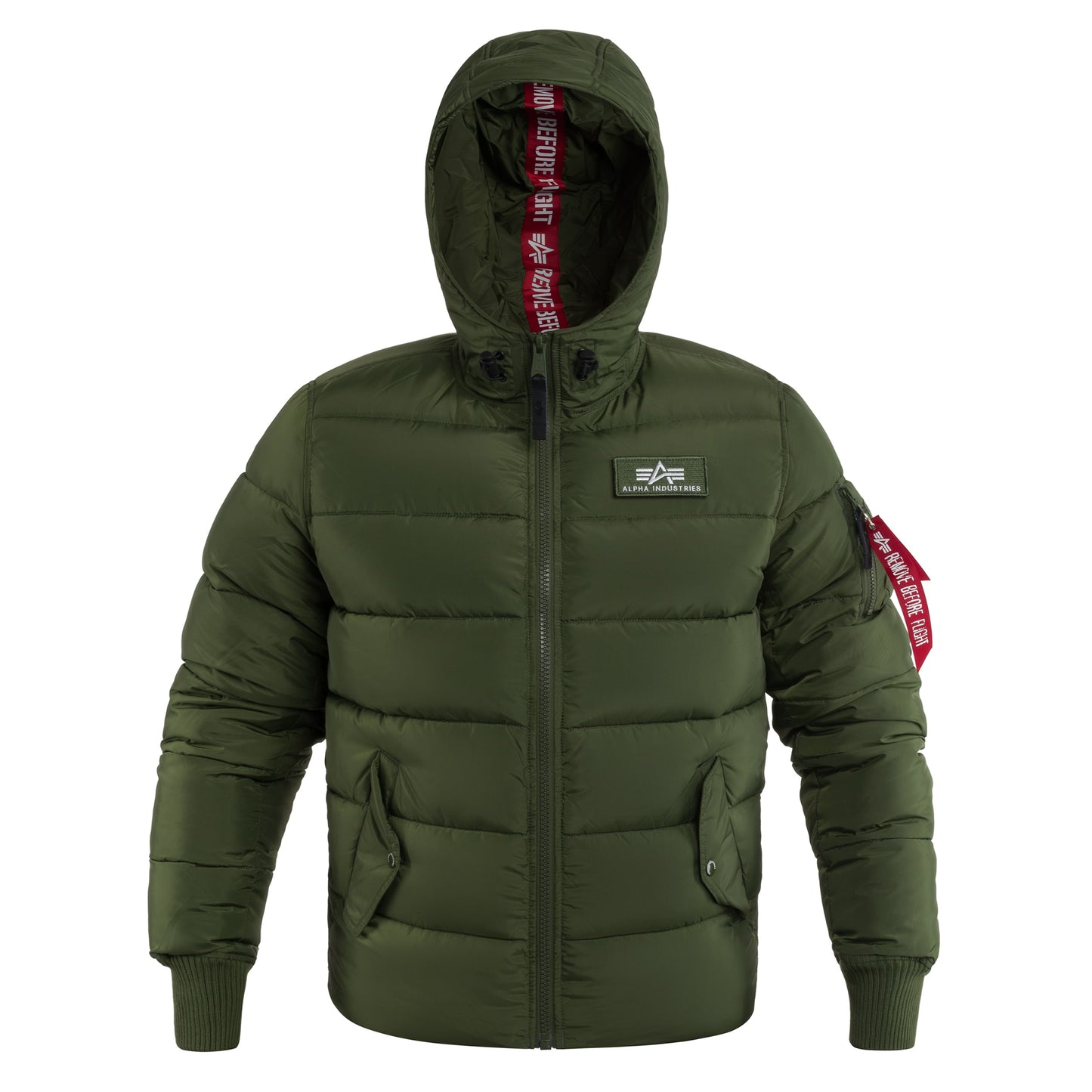 Kurtka Alpha Industries Hooded Puffer FD - Dark Green