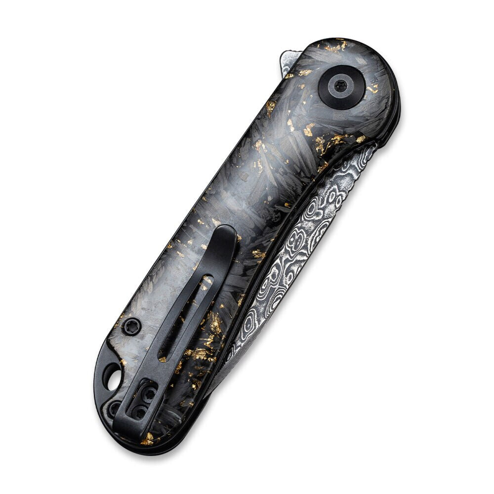 Nóż składany Civivi Elementum Damast Resin - Black/Golden