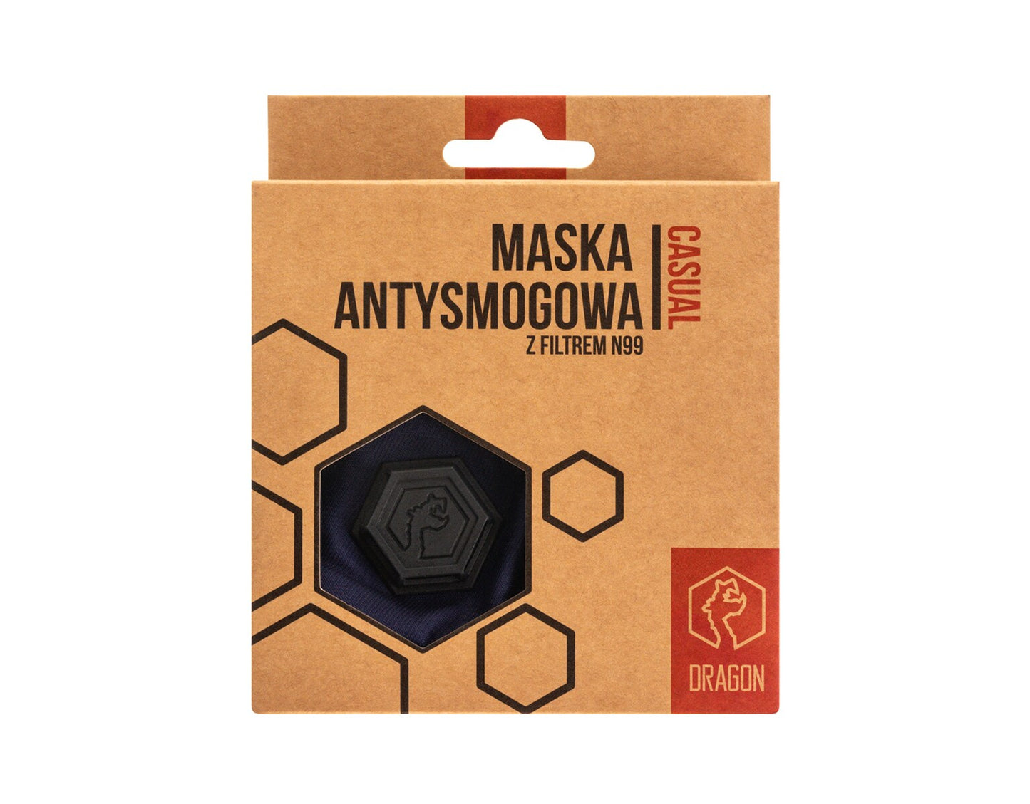 Maska antysmogowa Dragon Casual II Navy Blue