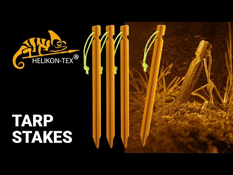 Śledzie Helikon do tarpa zielone - 4 szt.