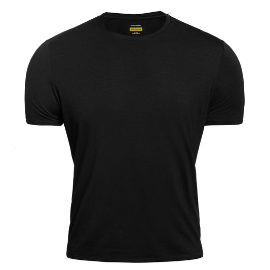 Koszulka T-Shirt Icebreaker Merino 150 Anatomica Short Sleeve Crew - Black