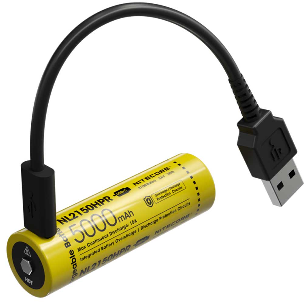 Akumulator 3,6 V Nitecore NL2150HPR 21700 - 5000 mAh