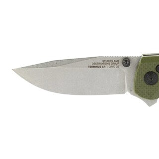 Nóż składany SOG Terminus XR G10 Satin - Olive Drab