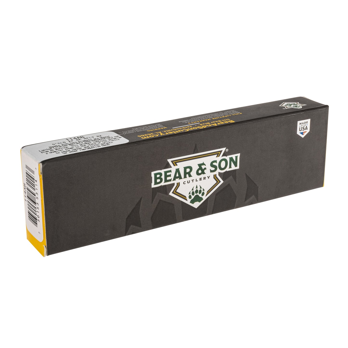 Nóż składany motylek Bear&Son Tanto Black