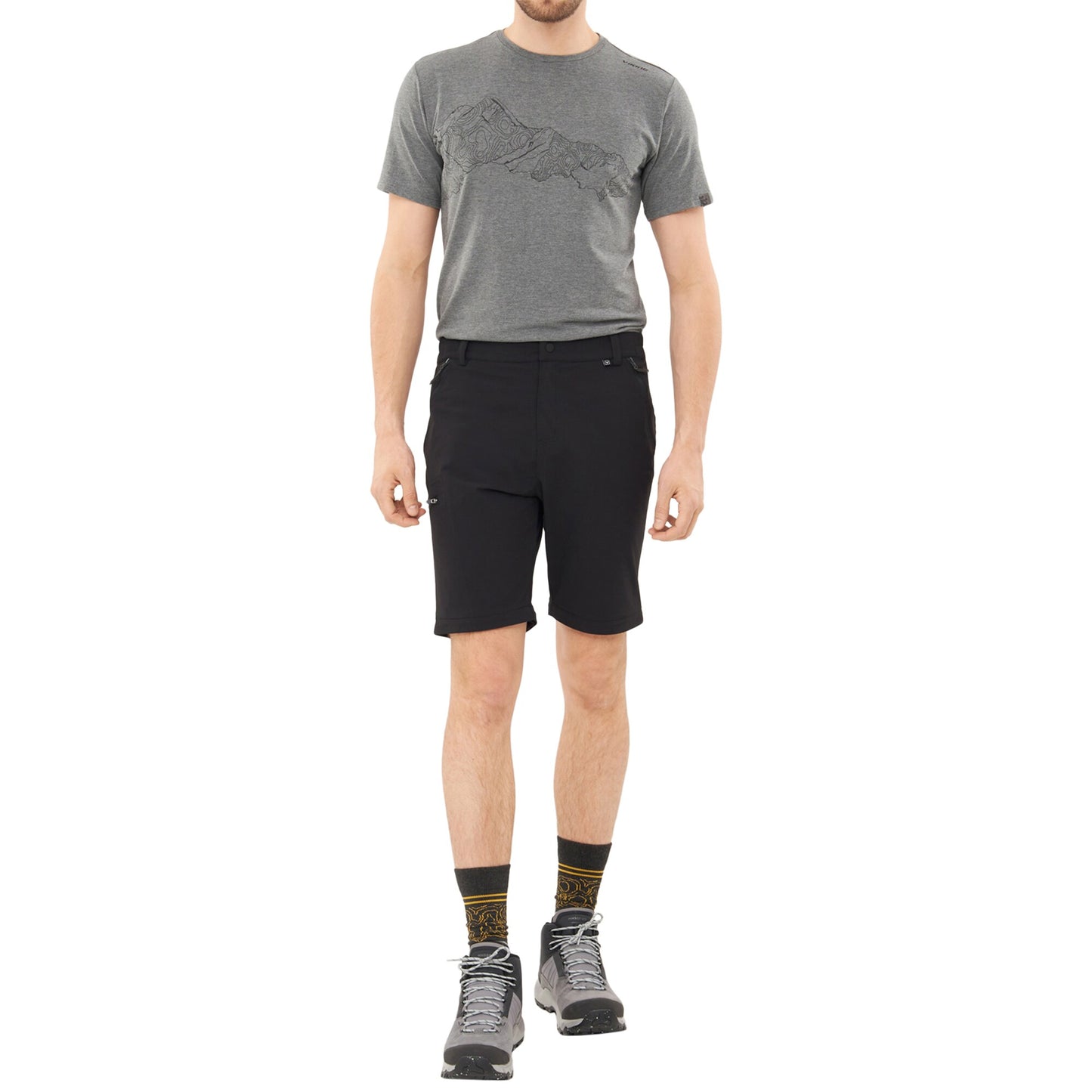 Spodnie trekkingowe 2w1 Viking Rocklyn - Black