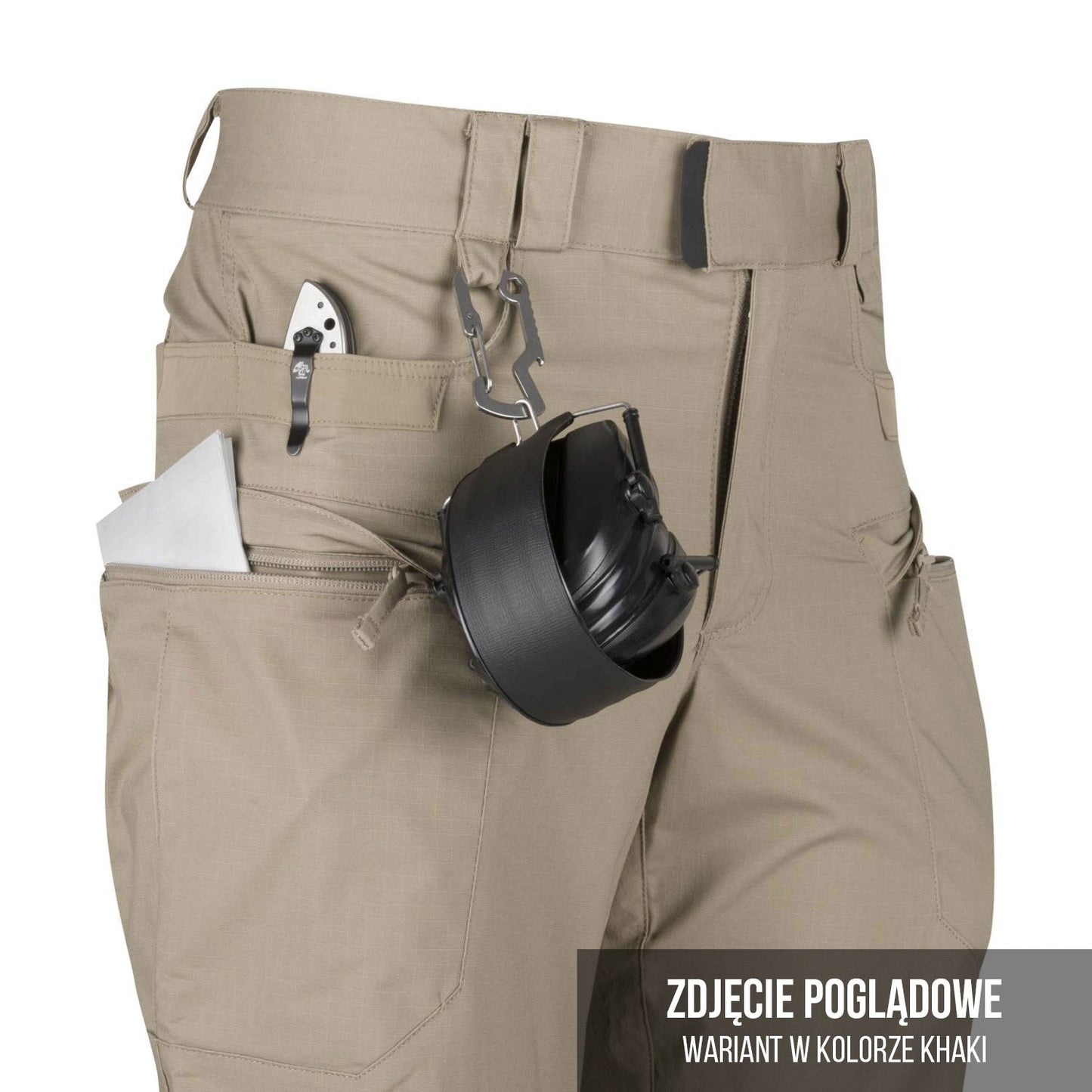 Spodnie Helikon Hybrid Tactical PolyCotton Rip-Stop - Taiga Green