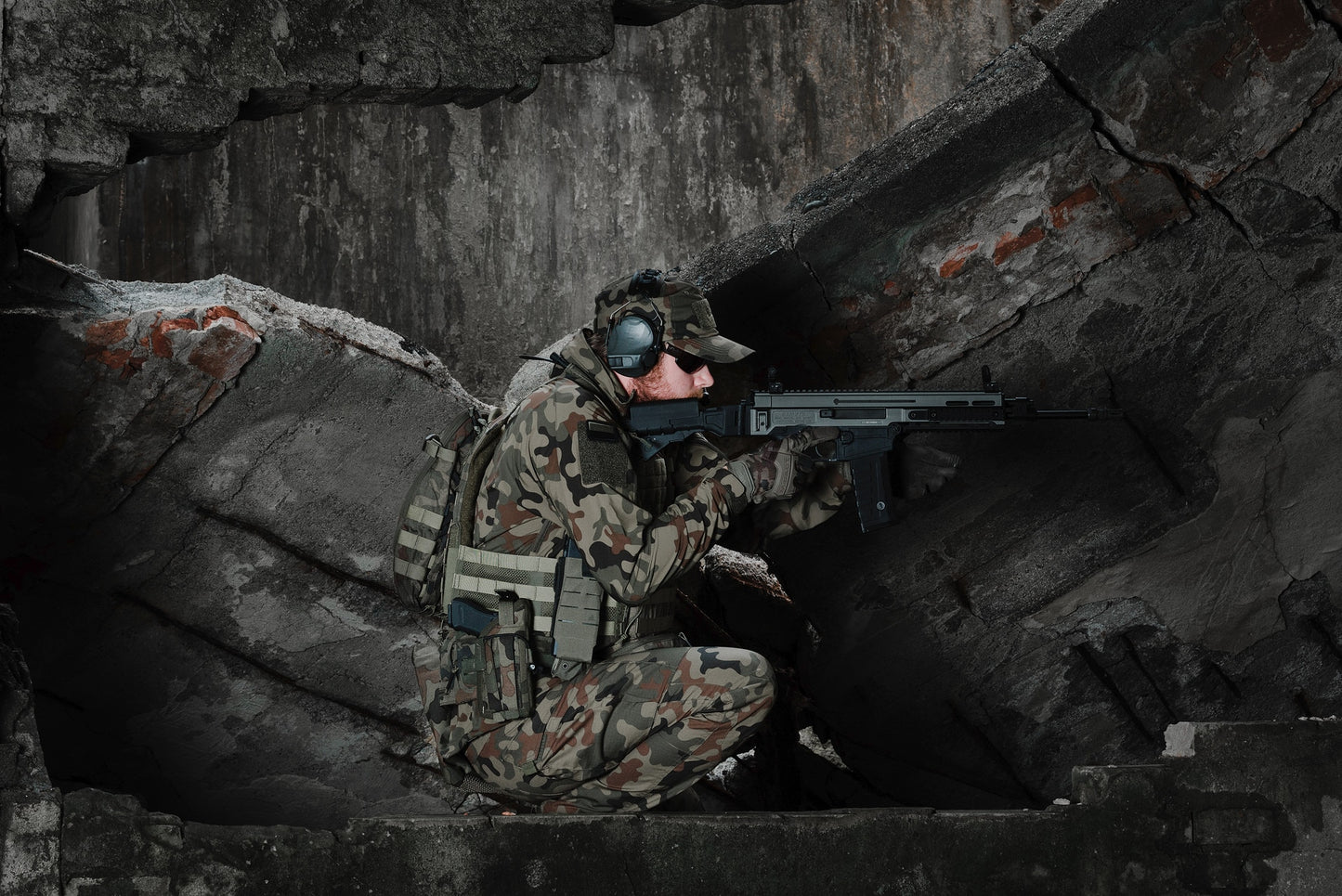 Kabura uniwersalna Combat Lab dwustronna - wz.93 Pantera PL Woodland