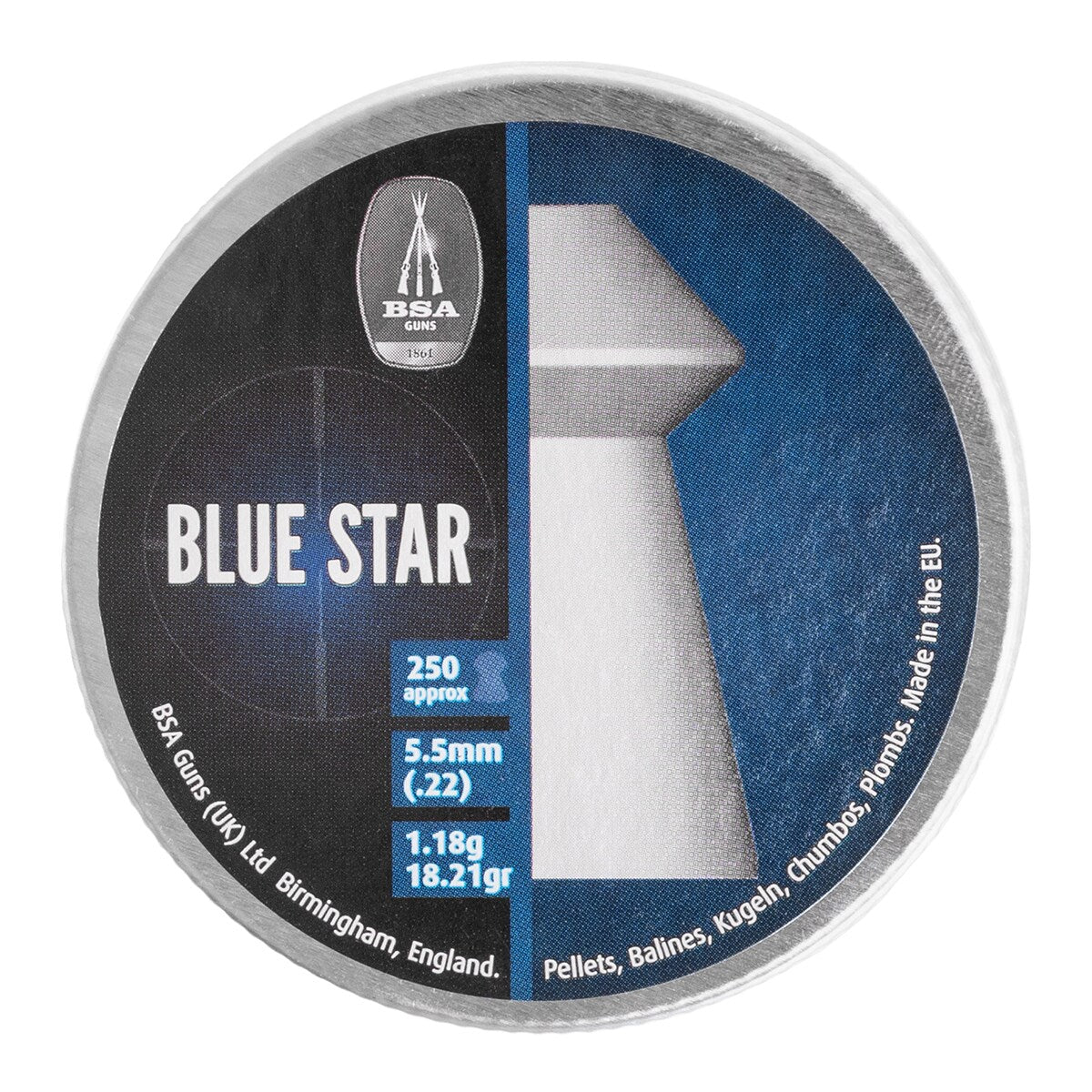 Śrut BSA Blue Star 5,5 mm - 250 szt.