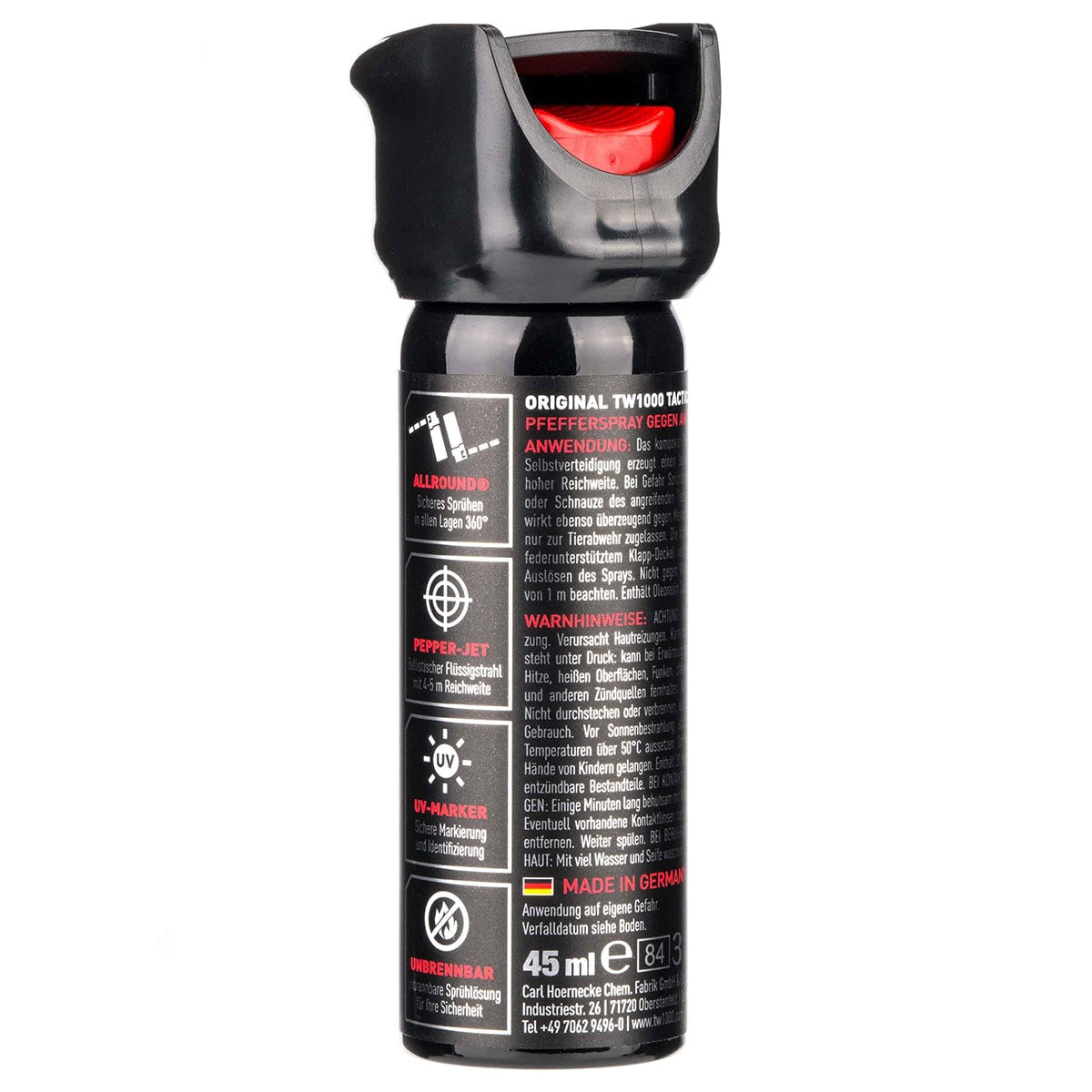 Gaz pieprzowy TW 1000 Tactical Pepper Jet 45 ml - Strumień