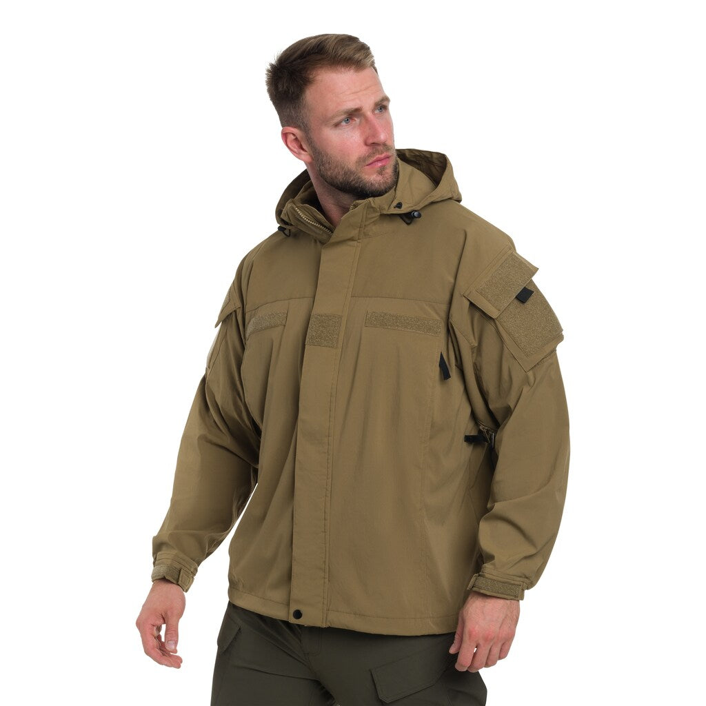 Kurtka MFH US Softshell Level 5 - Coyote