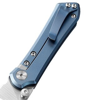 Nóż składany Bestech Knives Icarus - Silver Blade / Blue Titanium